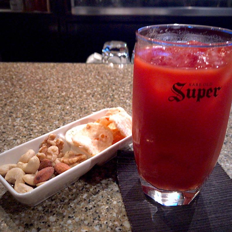 トマトハイとお通し(まさ屋)