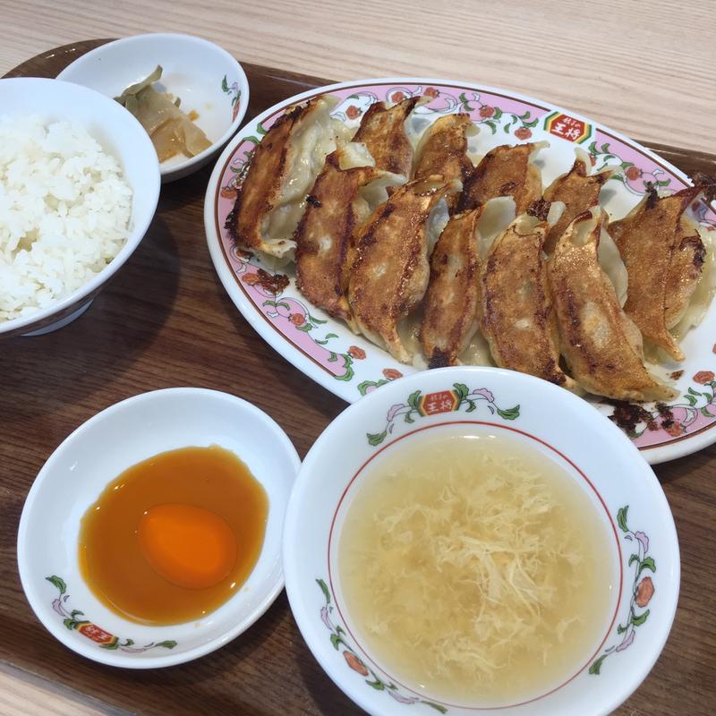 餃子ダブル定食(餃子の王将 沼津松長店)