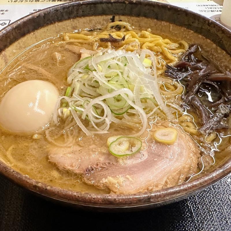 味噌玉ラーメン(麺屋 つくし 三井アウトレット北陸小矢部店 )