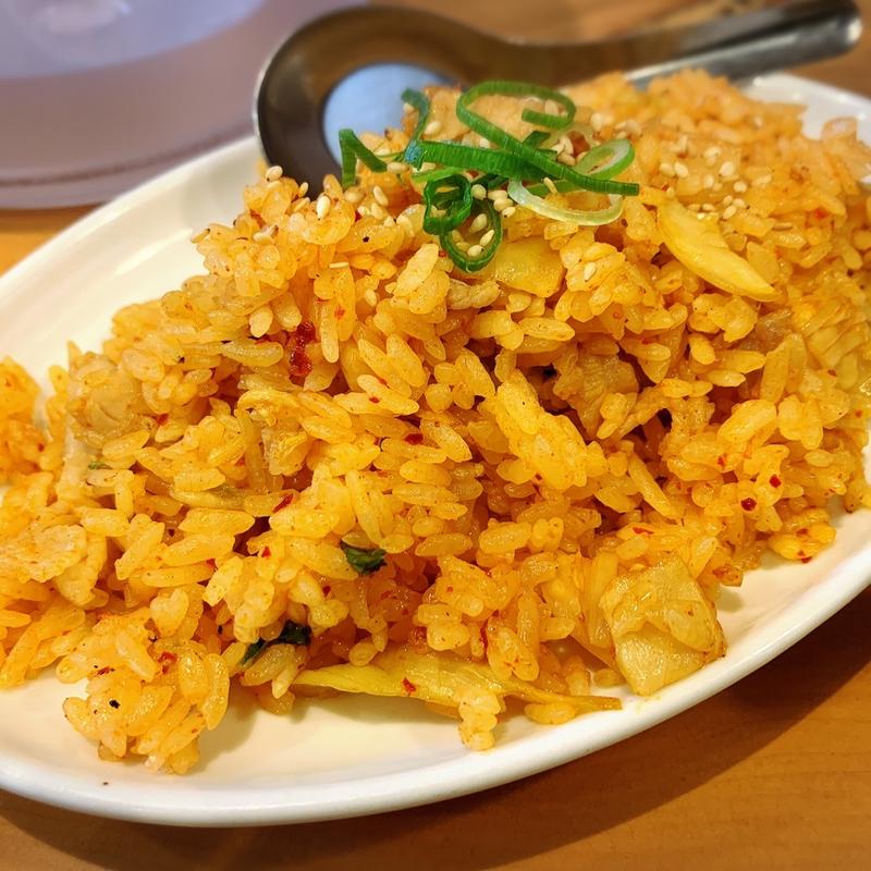 キムチチャーハンセット(ハーフ)(テールラーメンたのしや)