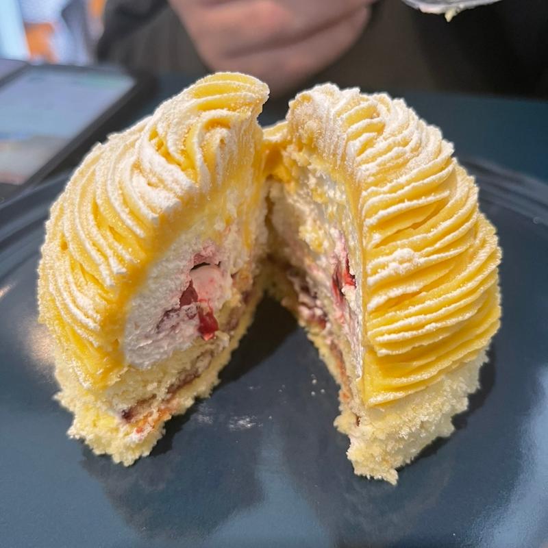 安納イモのモンブラン(クマ カフェ （kuma cafe）)