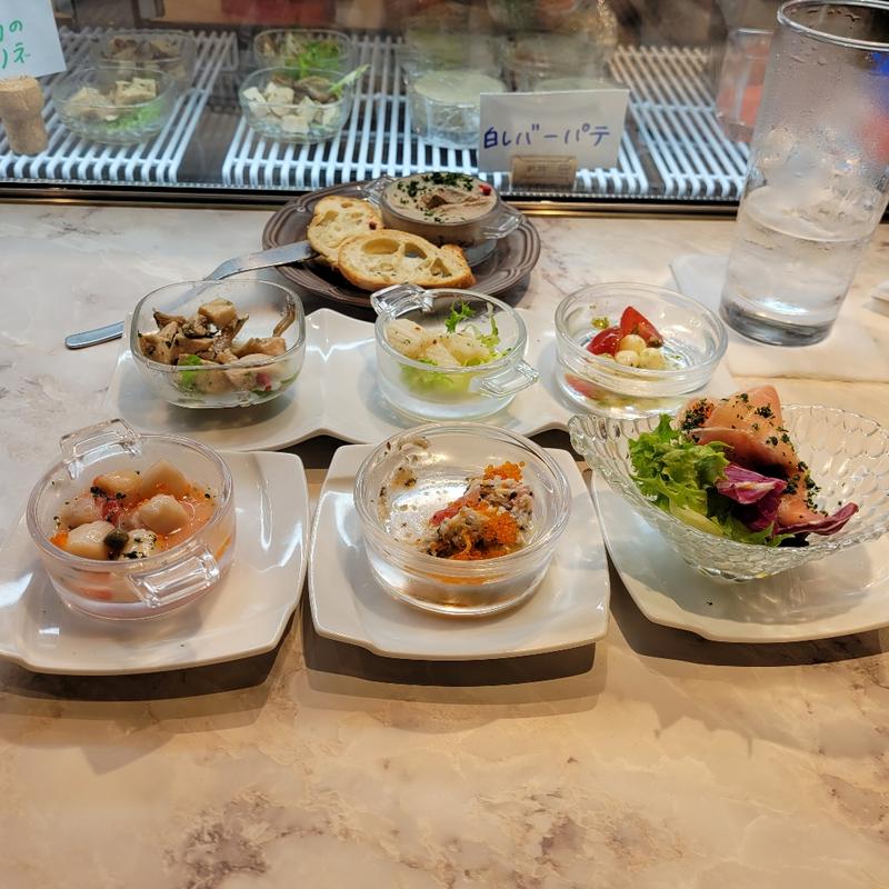 小鉢料理(イタリア料理さしす)