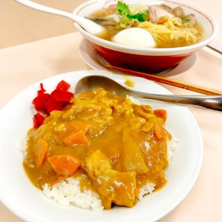 淡麗煮干半カレーセット(我武者羅蒲田店)