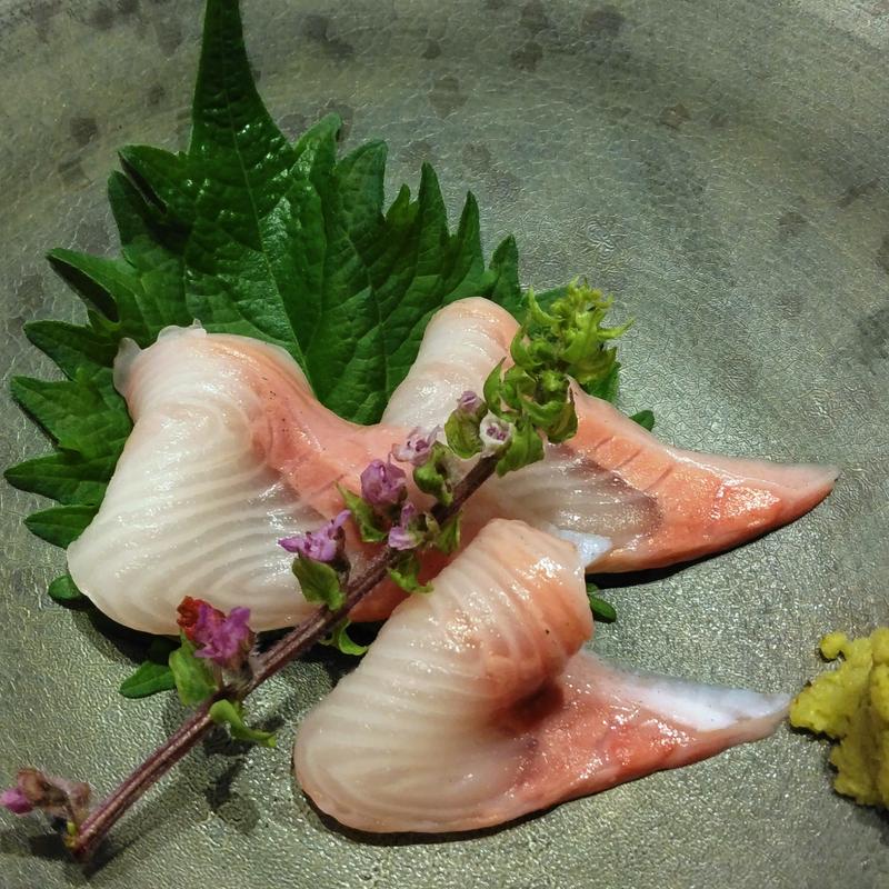 銀鱈のおつくり(鮨まつもと)