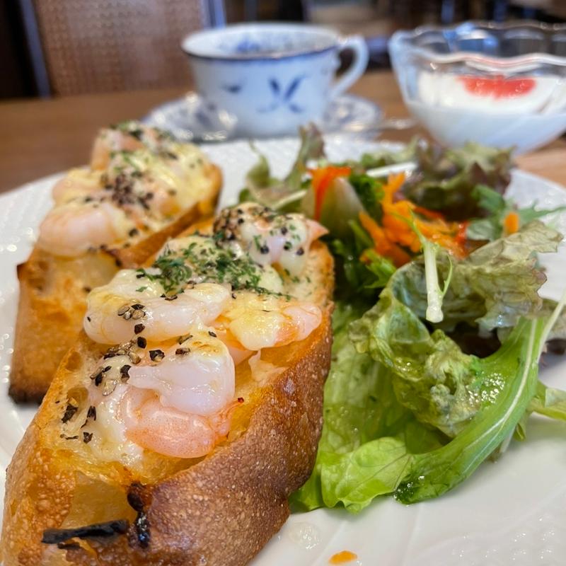 エビパン(モーニングメニュー)(大山珈琲 鳳店)