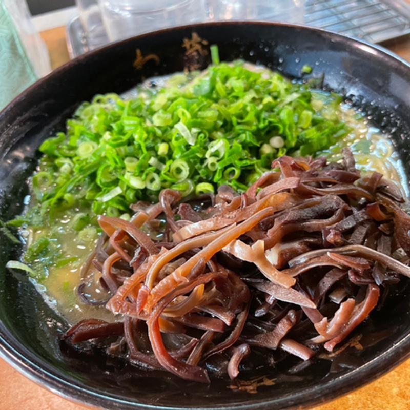 青葱らーめん・キクラゲ(わ蔵 中目黒店 )