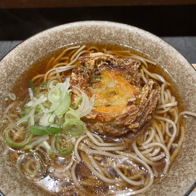 かき揚げそば(蕎麦・立飲み 一味)