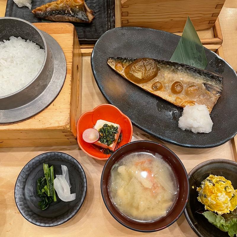 焼きさば定食(一汁五穀 広島店 （いっとごこく）)