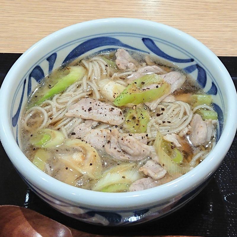 鴨南蛮そば (温)(二八蕎麦 久右衛門)