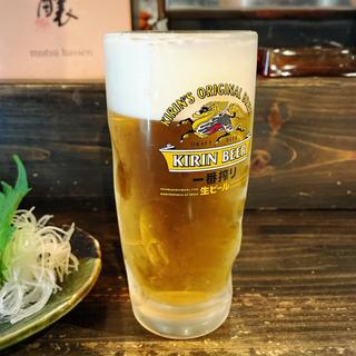 生ビール（アサヒスーパードライ）(大衆酒場 金魚 )
