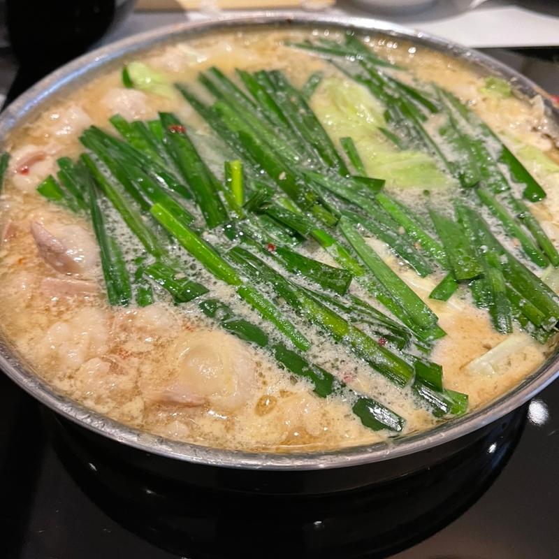 もつ鍋塩味(やま中 本店 鮨と日本料理)