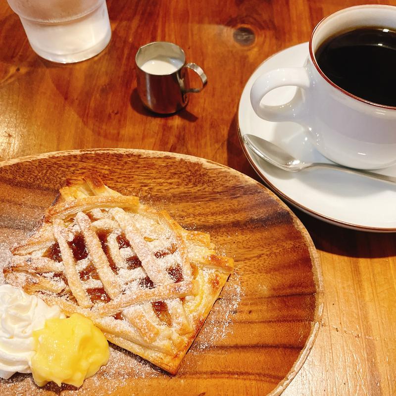 アップルパイセット(たたらば珈琲本店)