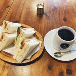 喫茶店のミックスサンド　ランチセット(たたらば珈琲 本店)