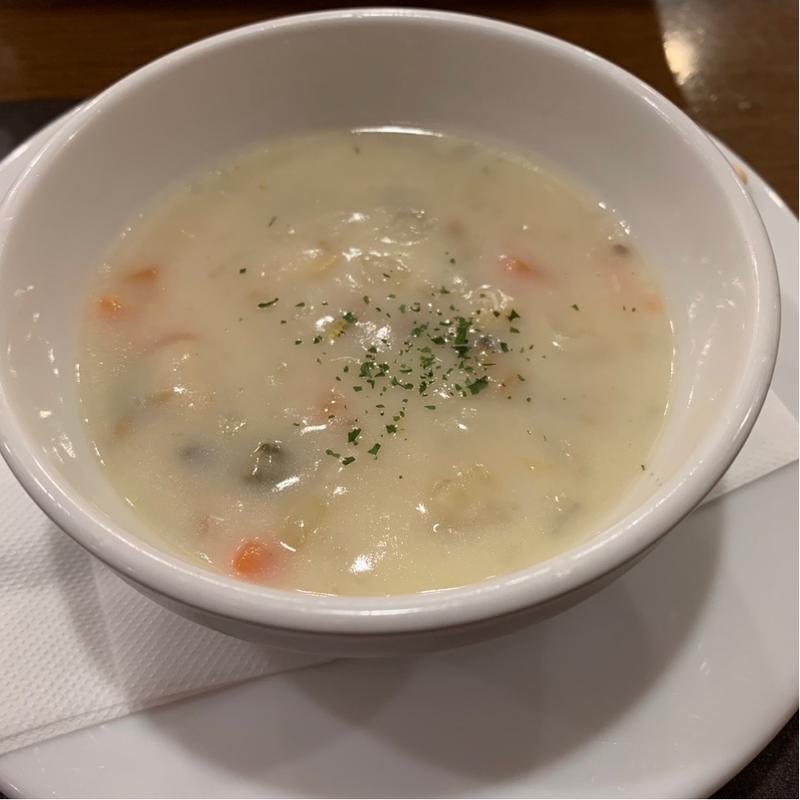 期間限定　クラムチャウダー(洋食や 三代目 たいめいけん 上野店)