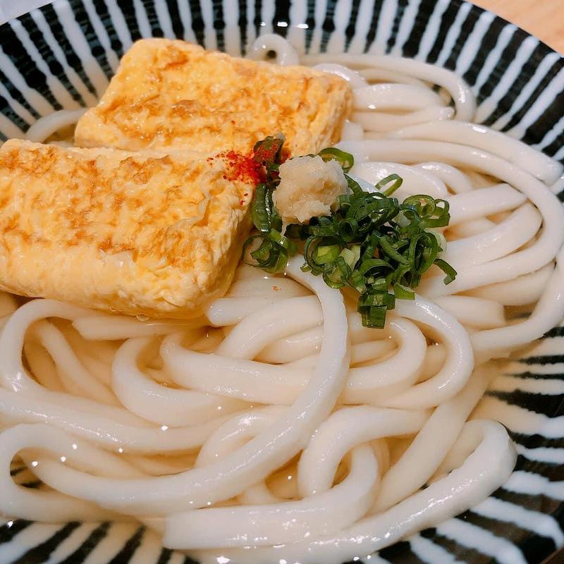 だし巻き卵うどん(うどん屋 椀白)