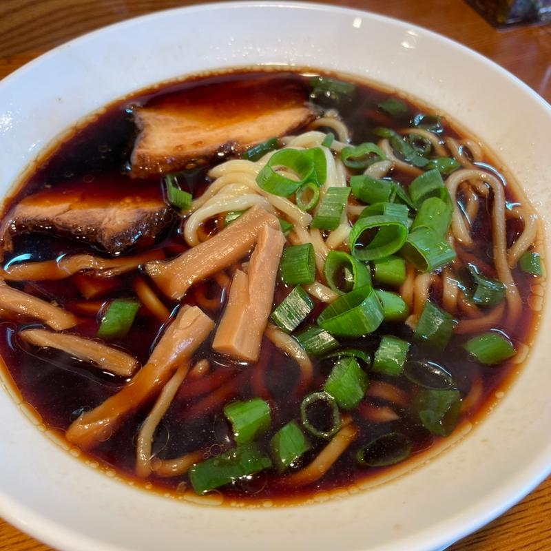 高井田風ブラックラーメン(わんわん亭)