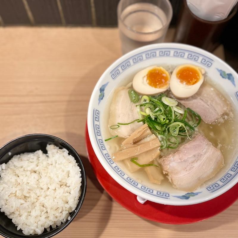 会津山塩物語(味玉付)(麺処 若武者 ASAKUSA 〜FUKUSHIMA NOODLE STYLE〜)