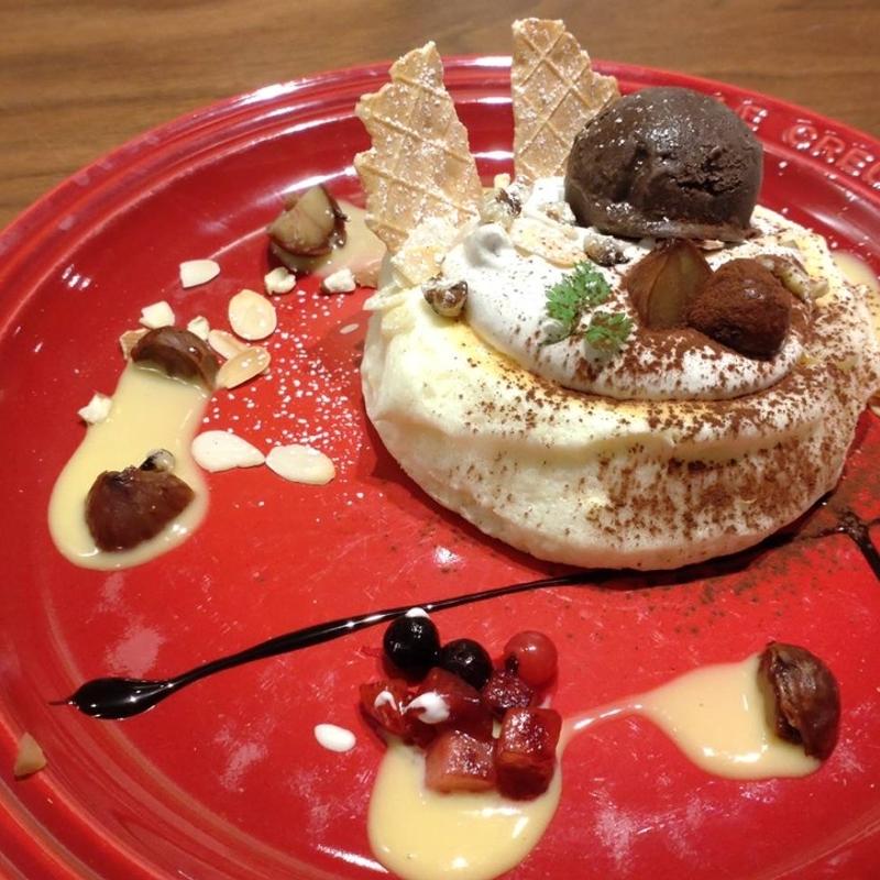 季節のパンケーキ(むさしの森珈琲 札幌北野店)