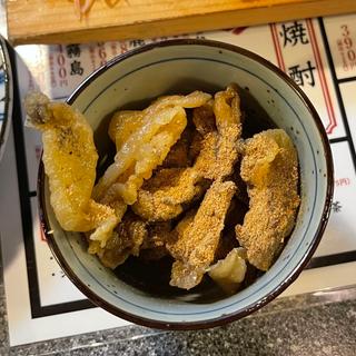 鶏皮山椒(焼き鳥とおつまみ 佐藤)