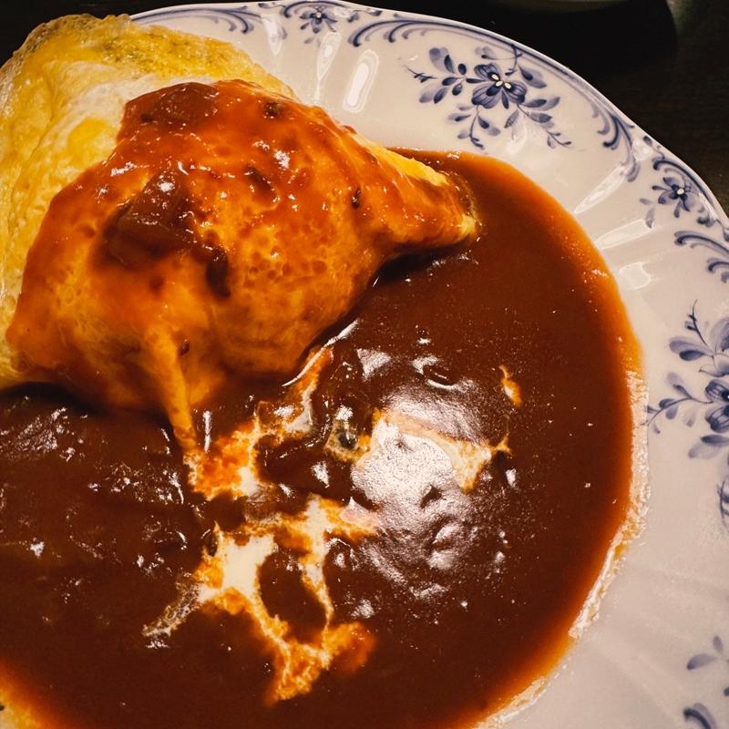 日替わりランチ(オムハヤシ)(朝日珈琲サロン 胡町店 )