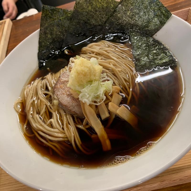 生姜そば たまり 大盛(中華そば 鶴亀)