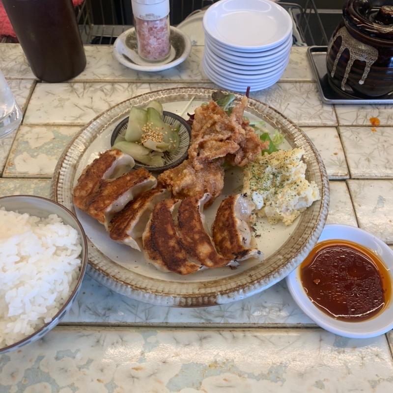 餃子プレートランチ(大阪王将 阪急石橋店)