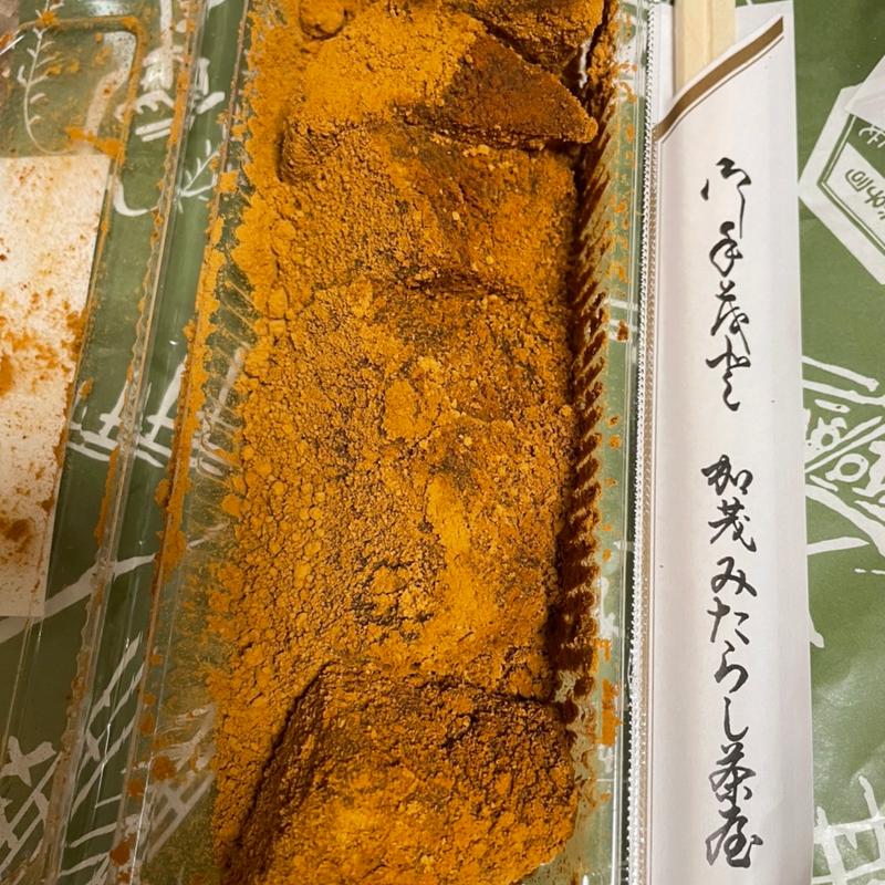 わらび餅(加茂みたらし茶屋)