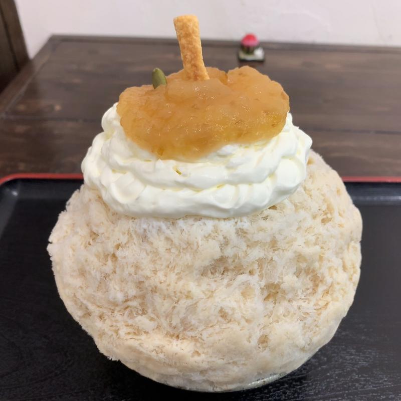 チャイな林檎(天然かき氷 氷の音)