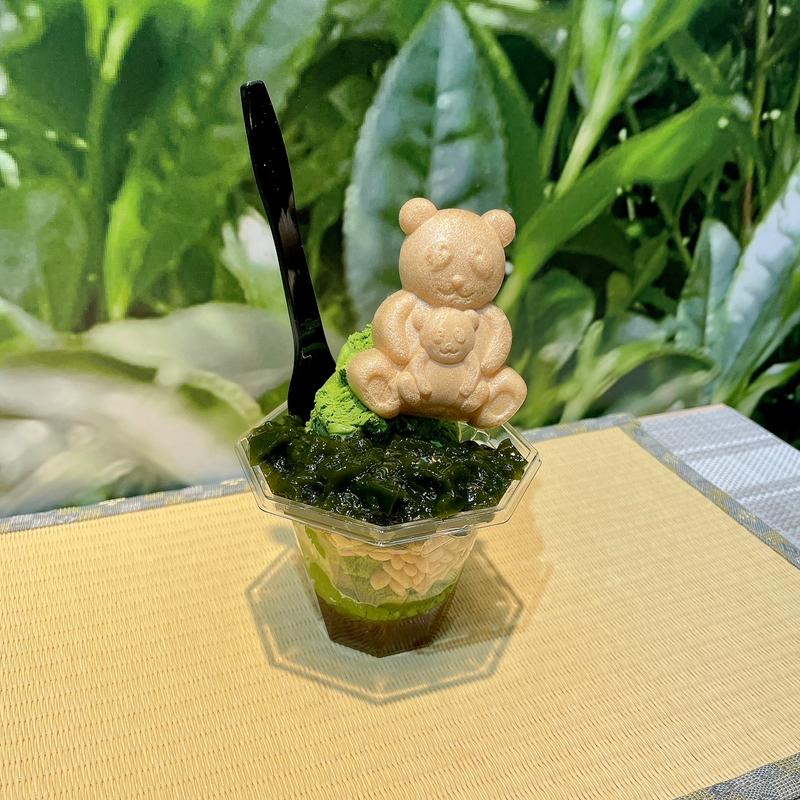 わらびジェラ濃茶(雷一茶)