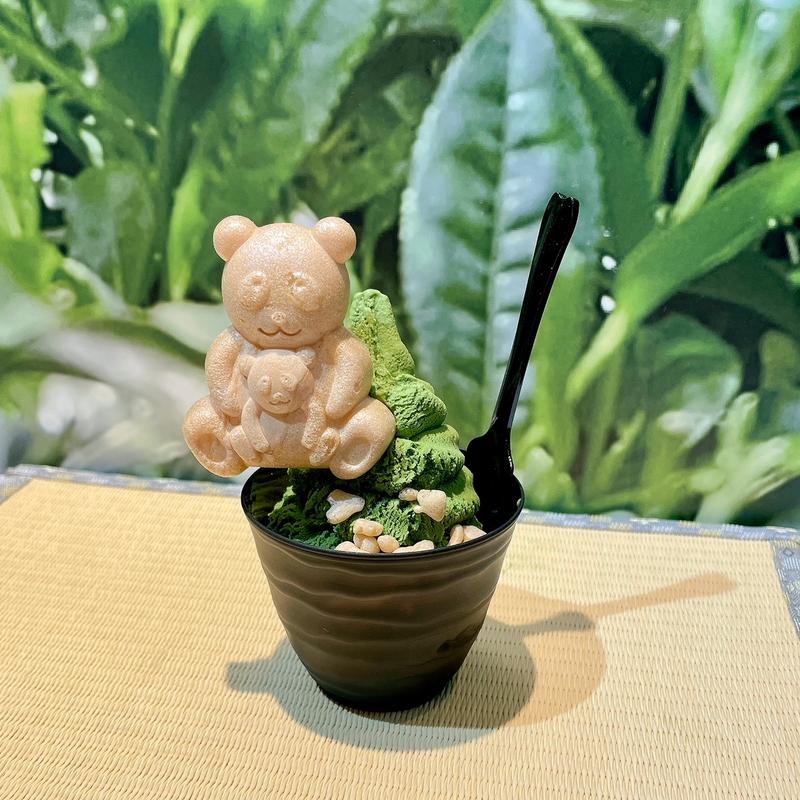 お濃茶アイス(雷一茶)