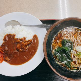 カレーライスセット かけそば(肥後一文字や )