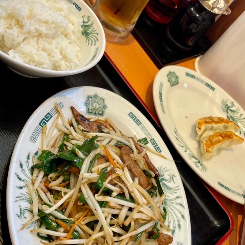 レバニラ炒め(日高屋 土浦西口店)