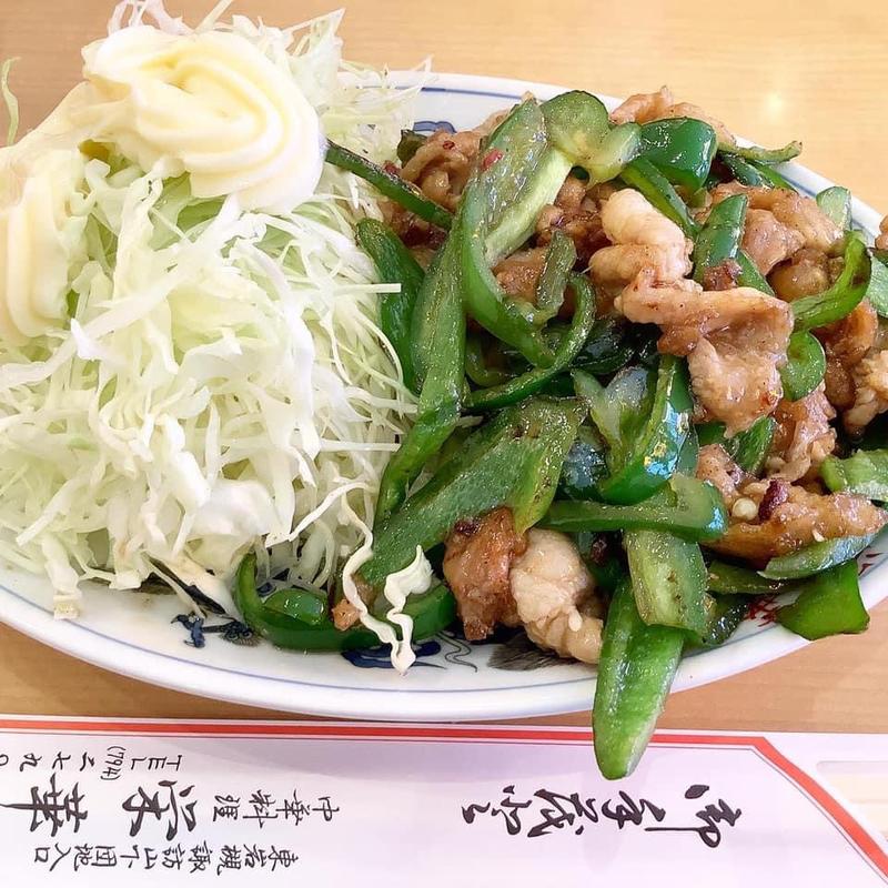 ピートン炒め定食(栄華)