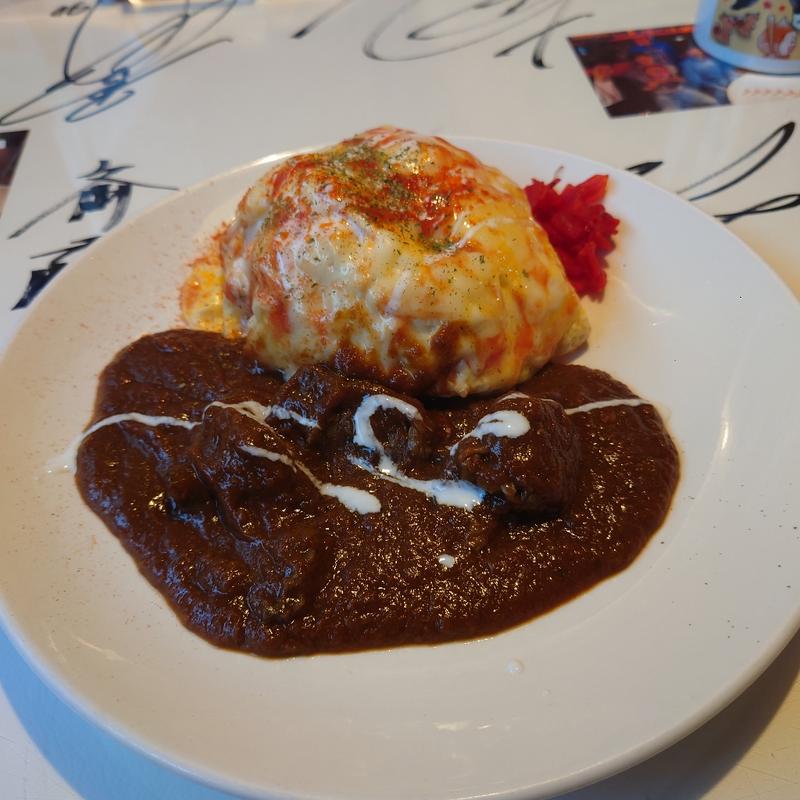 オムカレー 黒毛和牛トッピング(クレイジースパイス)