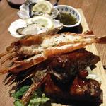 薪焼き3種盛り合わせ(Seafood bar Ermitage 横浜鶴屋町店)
