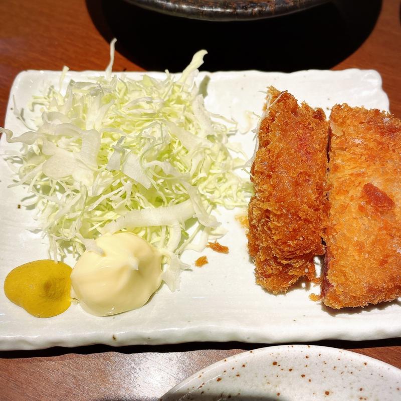 厚切りハムカツ(宮益坂下 酒場)