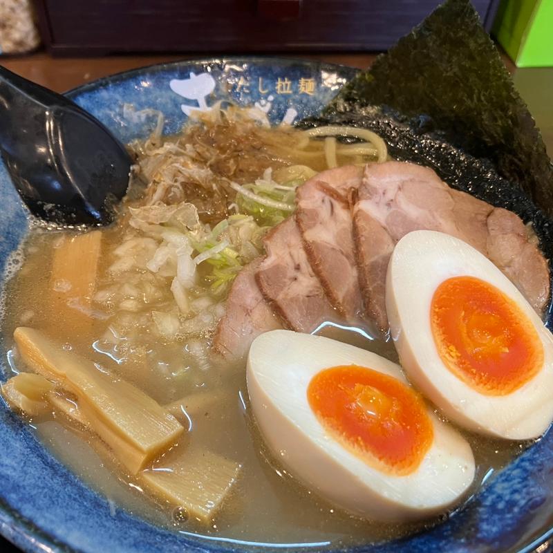 濃厚にぼし＋特製3種盛り(だし拉麺きんざん)