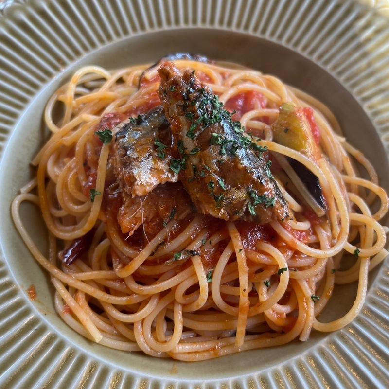 秋刀魚のアラビアータ(Buzz)