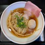 鶏醤油　味玉(麺屋鳥見本〜清湯〜岩出店)