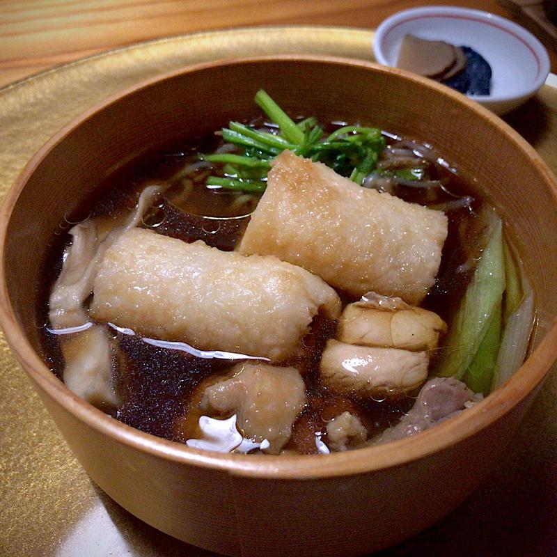 きりたんぽ鍋(白神矢立 湯源郷の宿 日景温泉)