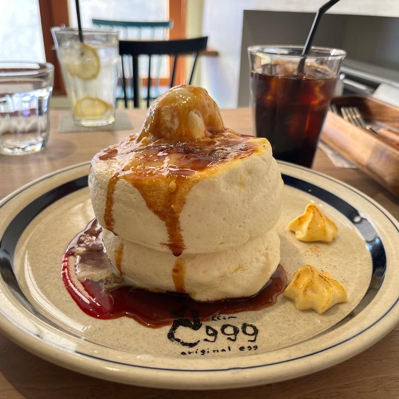 真ブリュレパンケーキ(えぐぅ～ カフェ 国分寺店 （eggg Cafe）)