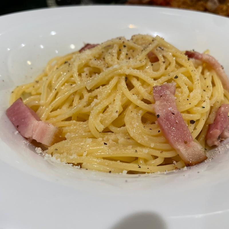 ベーコンとパルミジャーノのスパゲティ(デニーズ 上用賀店 )