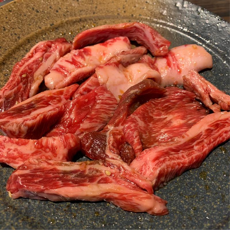 万世焼肉切落しランチ100g(肉の万世 柏店)