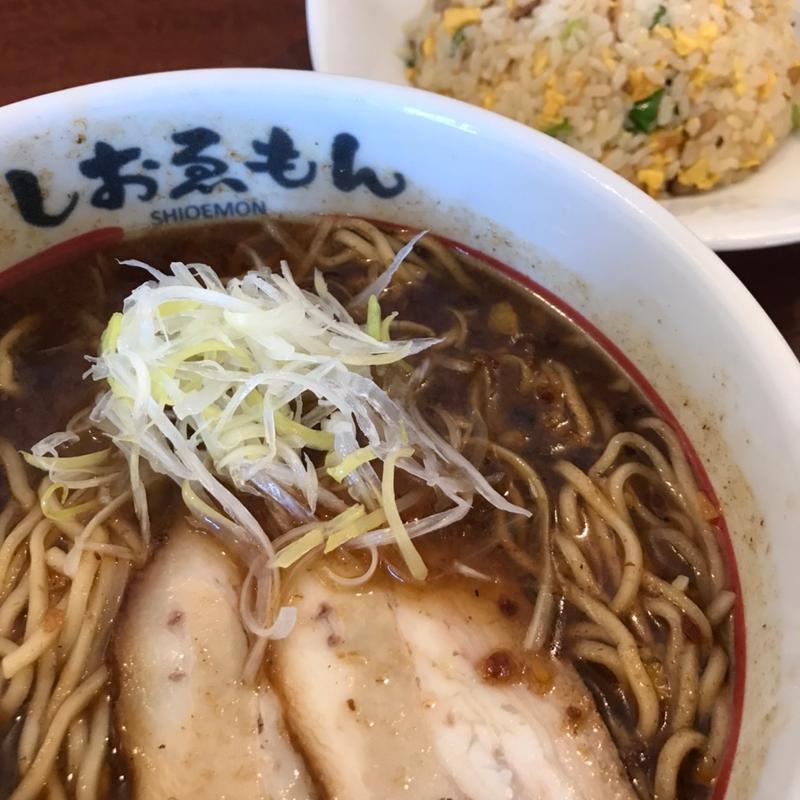 醤油ラーメン塩焼き飯セット(大阪塩系しおゑもん 大治店)