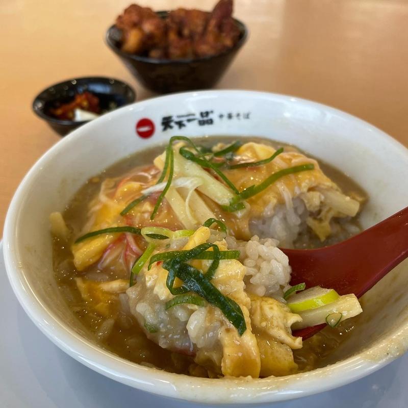 こってり天津飯(天下一品 松原三宅店)