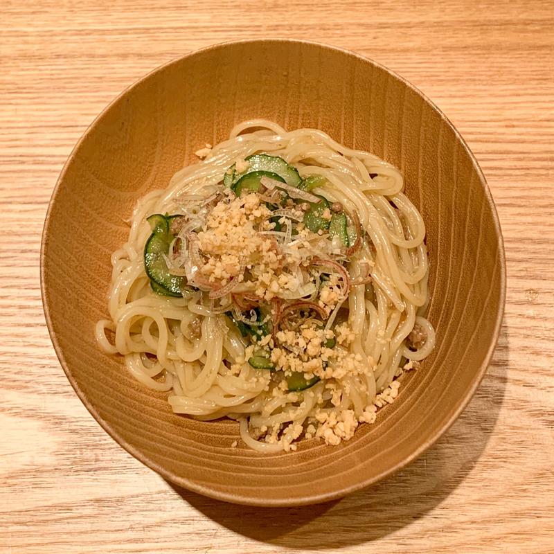 さっぱりまぜそば梅風味(虎ノ門 とだか)