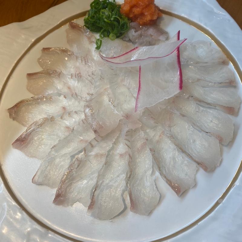 平目刺し(大衆割烹 鳥忠)