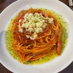 モッツァレラとバジルのトマトパスタランチ