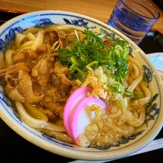 肉うどん(小)(セルフうどん キンボシ製麺所)
