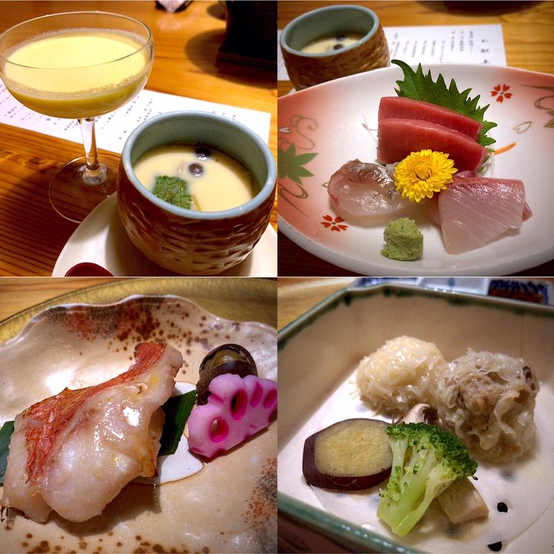 夕食(白神矢立 湯源郷の宿 日景温泉)